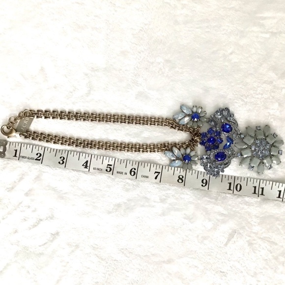 Gorgeous Statement Necklace Crystals Gemstones RARE NWT - Picture 11 of 16